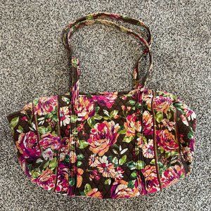 Vintage Y2K Vera Bradley Large  Reversible Travel Duffel Bag
